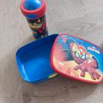 Mepal spiderman broodbakje en drinkbeker, Diversen, Schoolbenodigdheden, Ophalen, Gebruikt