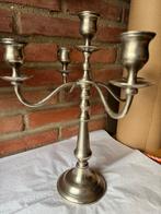 Vintage Zilveren Kandelaar - 5 Armen, Antiek en Kunst, Ophalen of Verzenden, Zilver