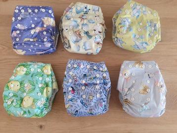 Wasbare luiers, 6 stuks. All in one systeem Nikki Smits beschikbaar voor biedingen