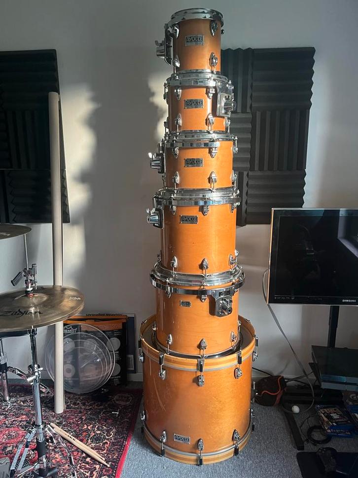 Ayotte Custom Drumstel Shell Set, Muziek en Instrumenten, Drumstellen en Slagwerk, Zo goed als nieuw, Overige merken, Ophalen