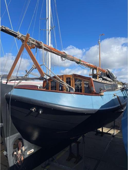 Lemsteraak Zephyr 9.50m Hein Kersken - geheel gerenoveerd, Watersport en Boten, Platbodems, Gebruikt, 9 tot 12 meter, Staal, Diesel