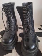 Zwarte enkellaarsjes, Zwart, Lage of Enkellaarzen, Ophalen of Verzenden, Onbekend