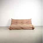 1x Ligne Roset Togo 3-zits Bank Bruin, Niet ingevuld, 100 tot 125 cm, 150 tot 200 cm, Niet ingevuld