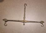 Antieke metalen weegschaal brocante vintage woondecoratie, Antiek en Kunst, Antiek | Gereedschap en Instrumenten, Ophalen