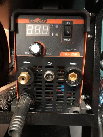 Topshak tig 250A dc lasapparaat beschikbaar voor biedingen