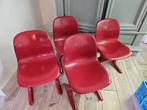 Rode stoelen design Ernst Moeckl, Ophalen, Gebruikt, Design, Vier