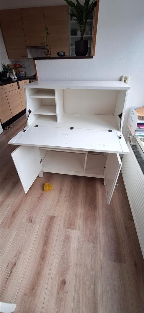 Computermeubel, Huis en Inrichting, Kasten | Computermeubels, Gebruikt, 120 tot 170 cm, Ophalen