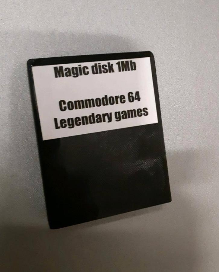 C64 Magic Disk 1MB legendary games cartridge, Computers en Software, Vintage Computers, Verzenden