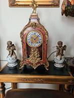 Grote boulle klok rond 1850, Antiek en Kunst, Ophalen of Verzenden