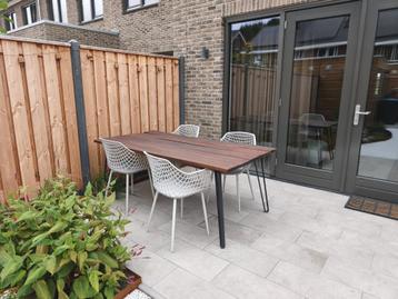 hardhouten tuin tafel 200x100 beschikbaar voor biedingen