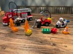 Lego duplo 5682, 6169 en 5679 brandweer politie, Ophalen of Verzenden, Zo goed als nieuw, Complete set, Duplo