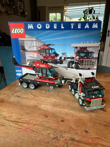 Lego 5590 modelteam truck met helicopter 
