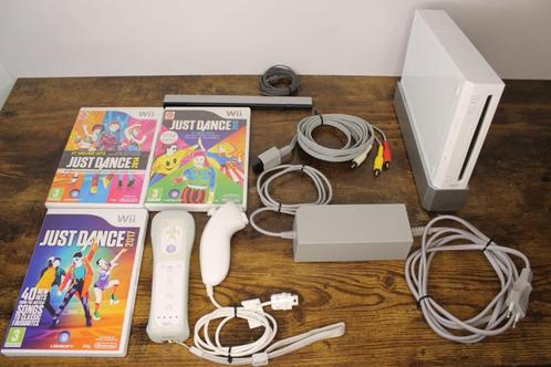 Wii bundel met games en controller, Spelcomputers en Games, Spelcomputers | Nintendo Wii, Zo goed als nieuw, Met 1 controller