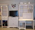 Complete Kinderkamer Set - Wit Hout, Huis en Inrichting, 90 cm, Eenpersoons, Ophalen of Verzenden, Zo goed als nieuw
