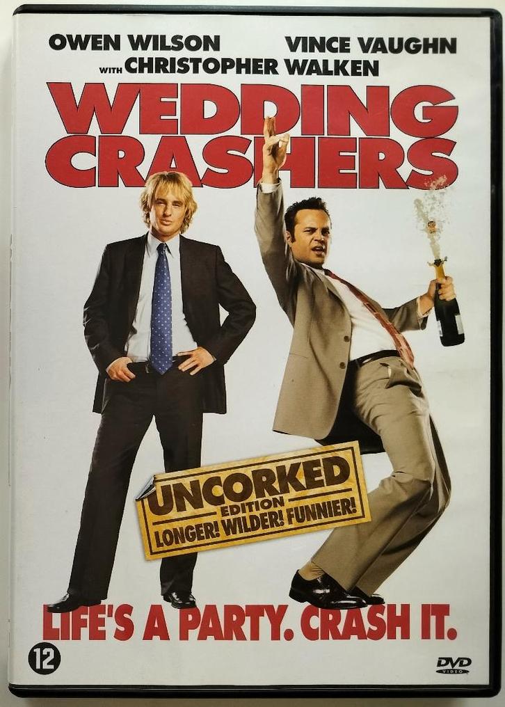 Wedding Crashers (2005) *Uncorked Edition, Cd's en Dvd's, Dvd's | Komedie, Zo goed als nieuw, Romantische komedie, Vanaf 12 jaar