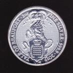 Tudor Yale of Beaufort 2019 1 oz zilver voor 110 euro, Postzegels en Munten, Edelmetalen en Baren, Ophalen of Verzenden, Zilver