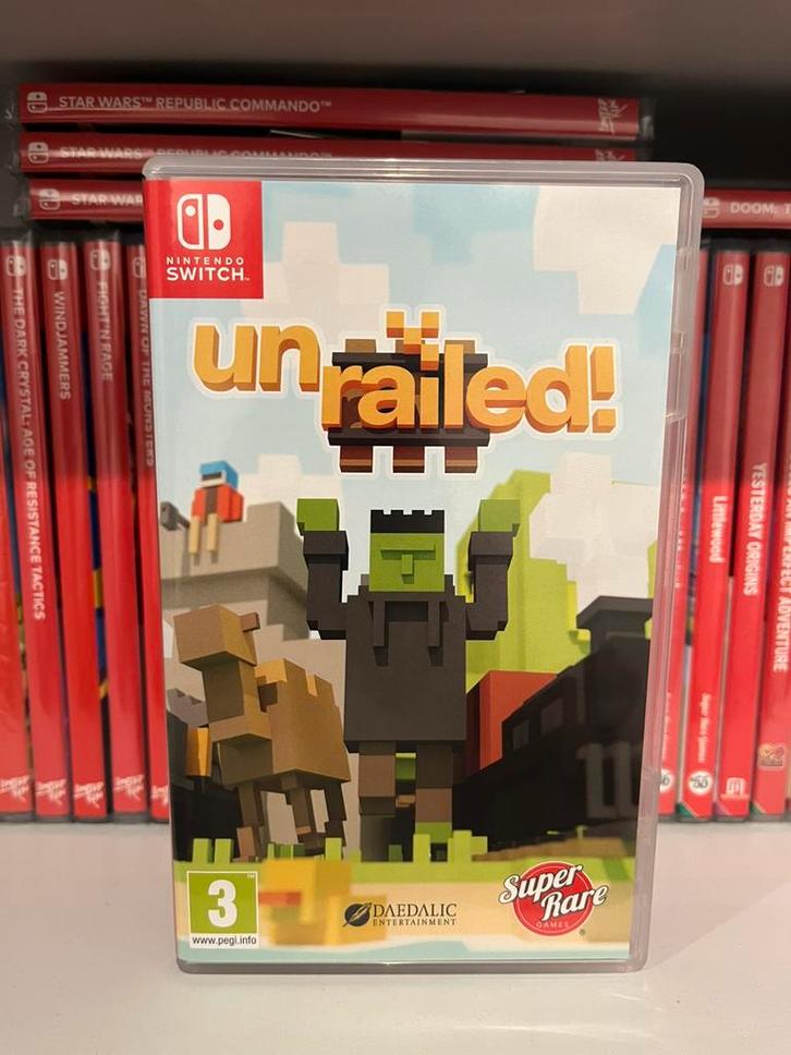 Unrailed (Nintendo Switch) - Super Rare, Spelcomputers en Games, Games | Nintendo Switch, Zo goed als nieuw, Racen en Vliegen