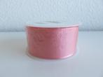 Decoratie lint pearl zalm 37mm 3M lang, Diversen, Ophalen of Verzenden, Nieuw