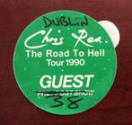 CHRIS REA - Concert Pass Dublin 'The Road To Hell' Tour 1990, Foto of Kaart, Ophalen of Verzenden