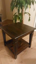 Houten salontafel 55x55, Ophalen, Gebruikt