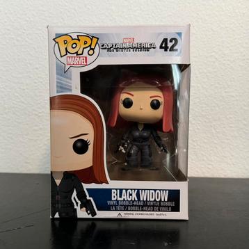 Funko Pop VAULTED Black Widow Captain America Pops Marvel beschikbaar voor biedingen