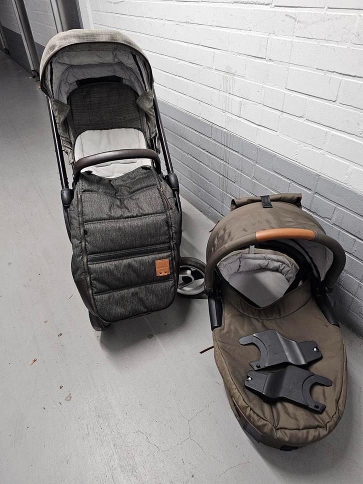 Mutsy Evo kinderwagen set, Kinderen en Baby's, Kinderwagens en Combinaties, Zo goed als nieuw, Kinderwagen, Mutsy, Luchtbanden