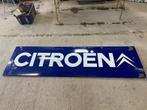 Oud origineel Citroen emaille reclame bord 2.43 meter, Ophalen