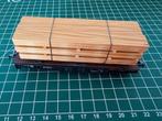 Ho Houtlading	1/87	H0  2 stuks, Hobby en Vrije tijd, Modeltreinen | H0, Overige merken, Gelijkstroom of Wisselstroom, Brug, Tunnel of Gebouw