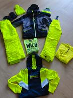 Ski outfit maat 134-152 kleur zwart/grijs/neon geel, Ophalen of Verzenden, 100 tot 140 cm, Kleding, Overige merken