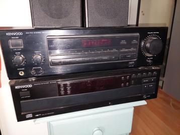 Kenwood receiver en cd speler en speakers  beschikbaar voor biedingen