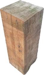 Blok Hardhout  ️ Afmeting: 30 x 30 x 80 cm, Ophalen, Planken, Nieuw, Hardhout