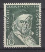 Bundesrepublik (65) - 204 - Gauss, Postzegels en Munten, Postzegels | Europa | Duitsland, BRD, Verzenden, Gestempeld