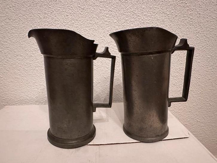 Tinnen kannen, Antiek en Kunst, Antiek | Tin, Ophalen of Verzenden