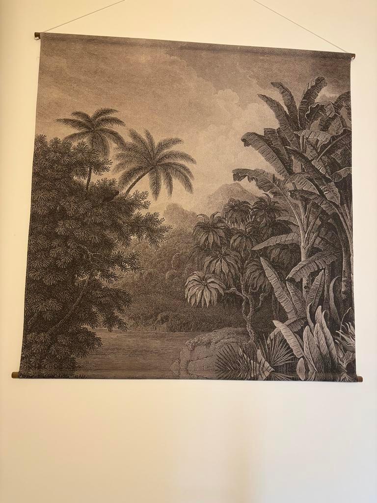 HKliving Wandkleed 150x155 cm - Jungle Print, Huis en Inrichting, Woonaccessoires | Wanddecoraties, Ophalen of Verzenden, Zo goed als nieuw