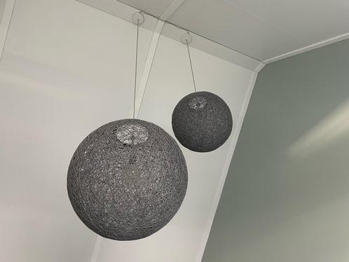 2 hanglampen antraciet grijs (als set of losse verkoop), Huis en Inrichting, Lampen | Hanglampen, Nieuw, Minder dan 50 cm, Kunststof