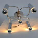 Sciolari Leola Chrome Lamp  Jaren 60 Design mid century, Ophalen of Verzenden, Zo goed als nieuw, Metaal, Vintage