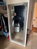 Barok vloerspiegel met zilveren lijst, Huis en Inrichting, Woonaccessoires | Spiegels, Ophalen, Gebruikt, 75 tot 100 cm, 150 tot 200 cm