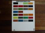 Chrysler-Simca kleuren (1979), Boeken, Nieuw, Overige merken, Verzenden