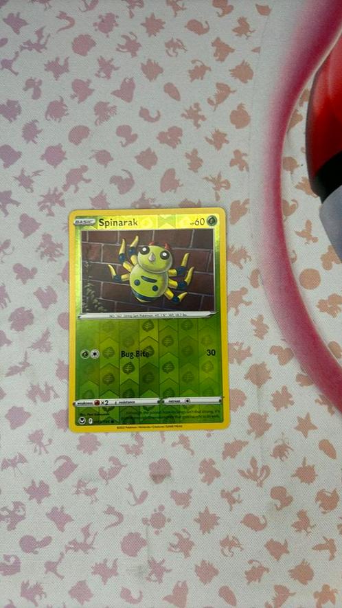 Spinarak, Hobby en Vrije tijd, Verzamelkaartspellen | Pokémon, Zo goed als nieuw, Losse kaart, Ophalen of Verzenden