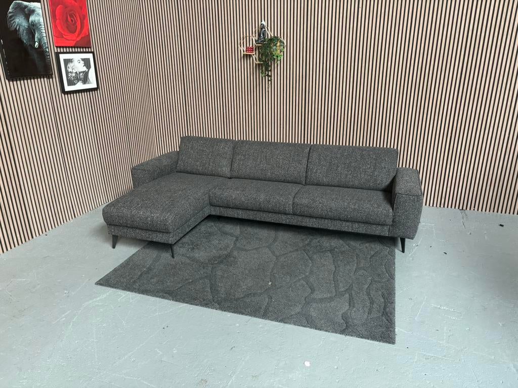 GRATIS LEVERING Loungebank Antraciet 295x160 100% NIEUW, Huis en Inrichting, Banken | Bankstellen, 250 tot 300 cm, Hoekbank, Nieuw