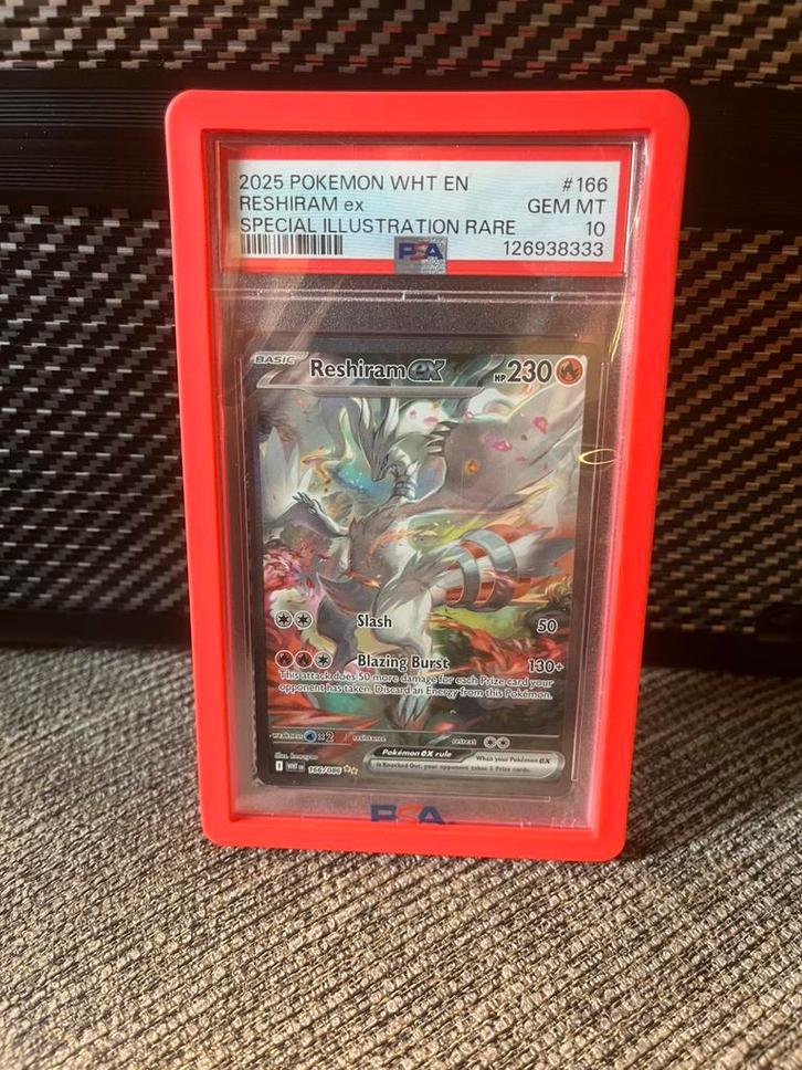 Psa 10 Slabs JolteonEx/MewEx/ReshiramEx/Yu-nagaba Pikachu, Hobby en Vrije tijd, Verzamelkaartspellen | Pokémon, Zo goed als nieuw