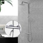Thermostatische badmengkraan met regendoucheset opbouw, Ophalen of Verzenden, Nieuw, Koper, Bad