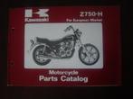 KAWASAKI Z750 H 1980 parts catalogue Z 750 H onderdelenboek, Motoren, Handleidingen en Instructieboekjes, Kawasaki