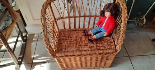Rotan Kinder bankje, rieten bankje ❤️, Kinderen en Baby's, Kinderspulletjes, Zo goed als nieuw, Ophalen