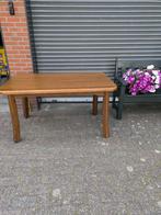Massief eiken tafel, Huis en Inrichting, Ophalen, Gebruikt, 100 tot 150 cm, Eikenhout