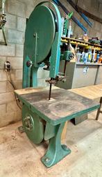 Antieke industriële lintzaag – Gebr. Goudappel Weesp, Ophalen, Minder dan 30 mm, Gebruikt, Gebr. Houtappel
