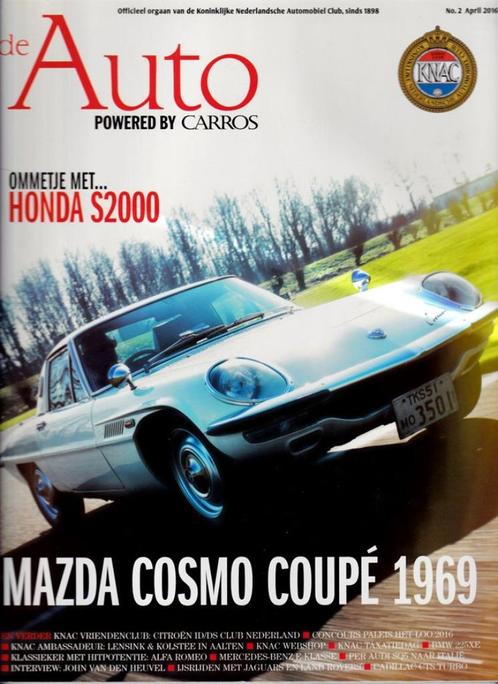 De Auto 2 2016 : Honda S2000 - Mazda Cosmo - Mercedes AMG GT, Boeken, Auto's | Folders en Tijdschriften, Gelezen, Algemeen, Ophalen of Verzenden