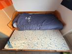 Onderschuifbed 90x200 met matrassen, Huis en Inrichting, Ophalen, Gebruikt, 90 cm, Eenpersoons