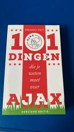 Menno Pot - 101 dingen die je weten moet over Ajax, Boeken, Ophalen, Menno Pot, Zo goed als nieuw, Balsport