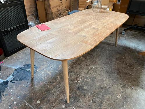 Tafel tabassum teak Deens ovaal 220x100 hoge korting, Huis en Inrichting, Tafels | Eettafels, Nieuw, 100 tot 150 cm, 200 cm of meer